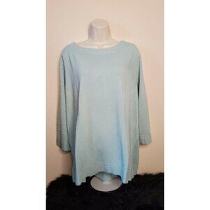 Karen Scott Luxsoft Ballet Neckline Sweater Plus